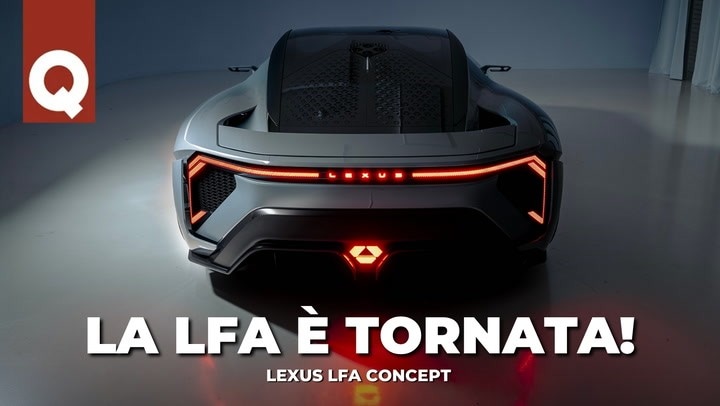 Addio al V10: la Lexus LFA torna come supersportiva a batteria - VIDEO