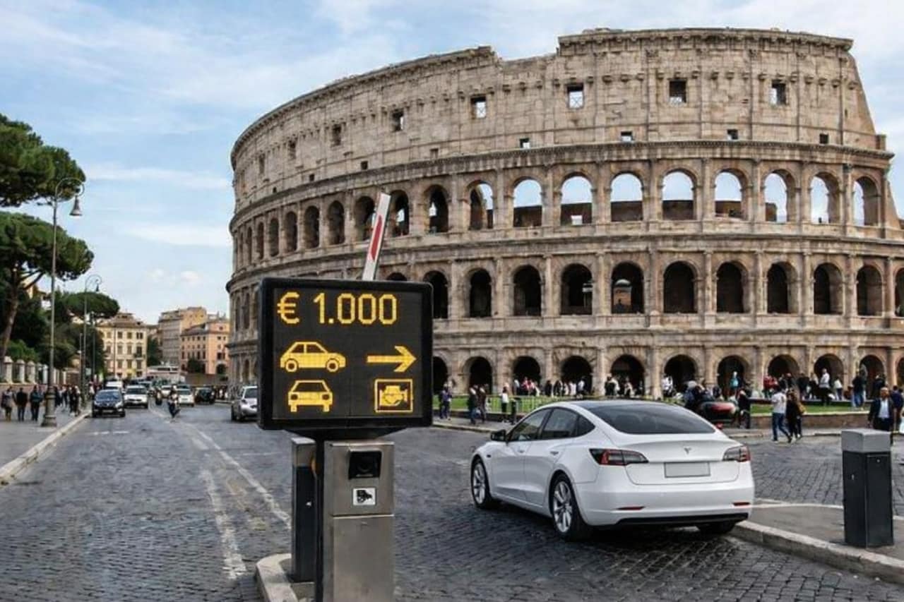 Roma, elettriche a pagamento in ZTL: 200 mila euro in 48 ore