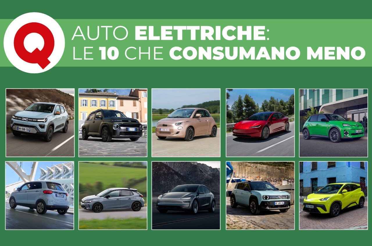 Carburanti alle stelle? Ecco le 10 auto elettriche che consumano meno provate da Quattroruote