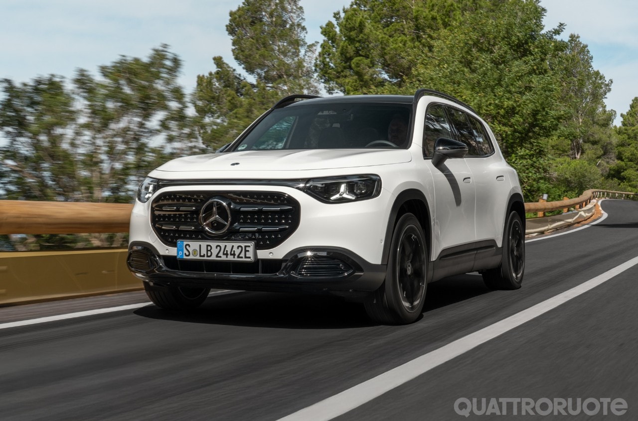 Mercedes-Benz GLB elettrica: promette 600 km di autonomia, ecco i consumi del nostro primo test