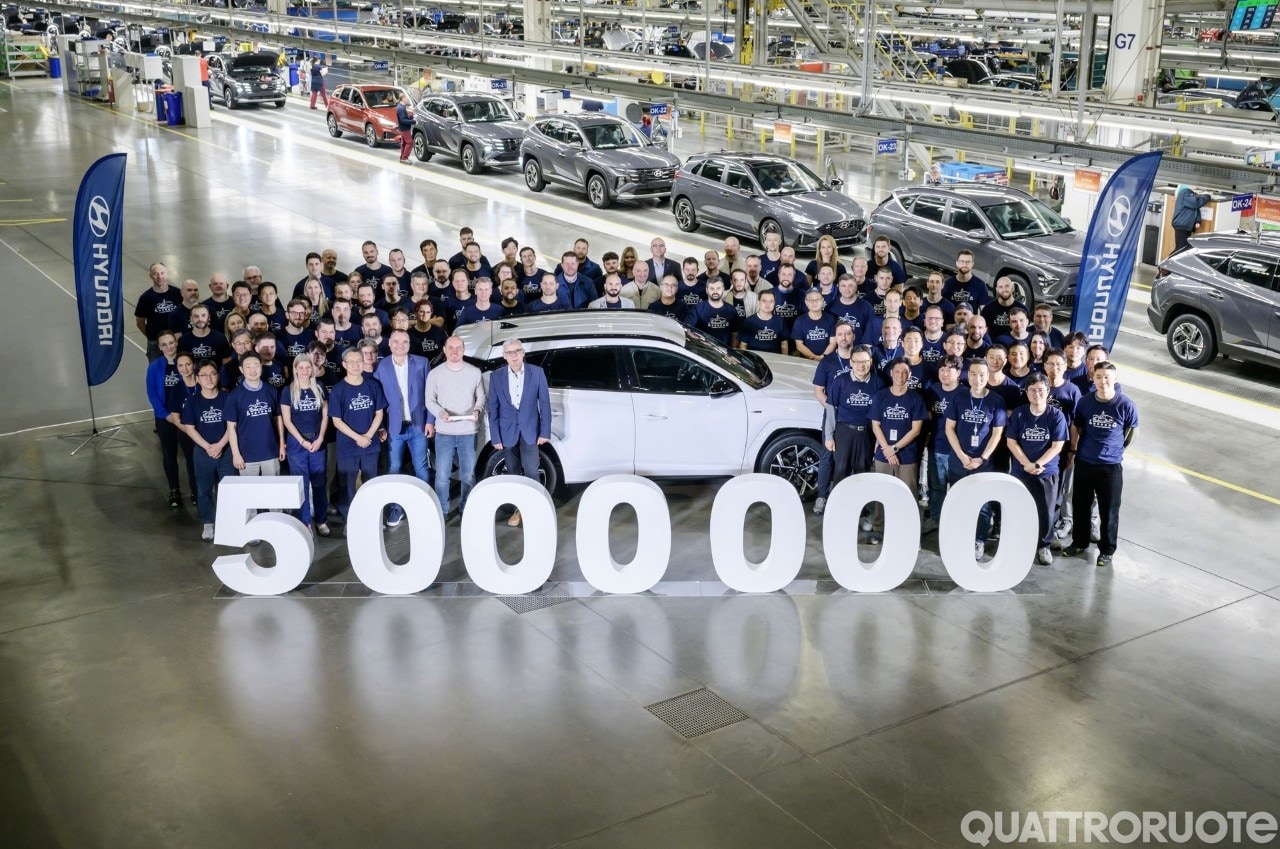 La Hyundai di  Nošovice supera i 5 milioni di auto: ecco chi è la regina