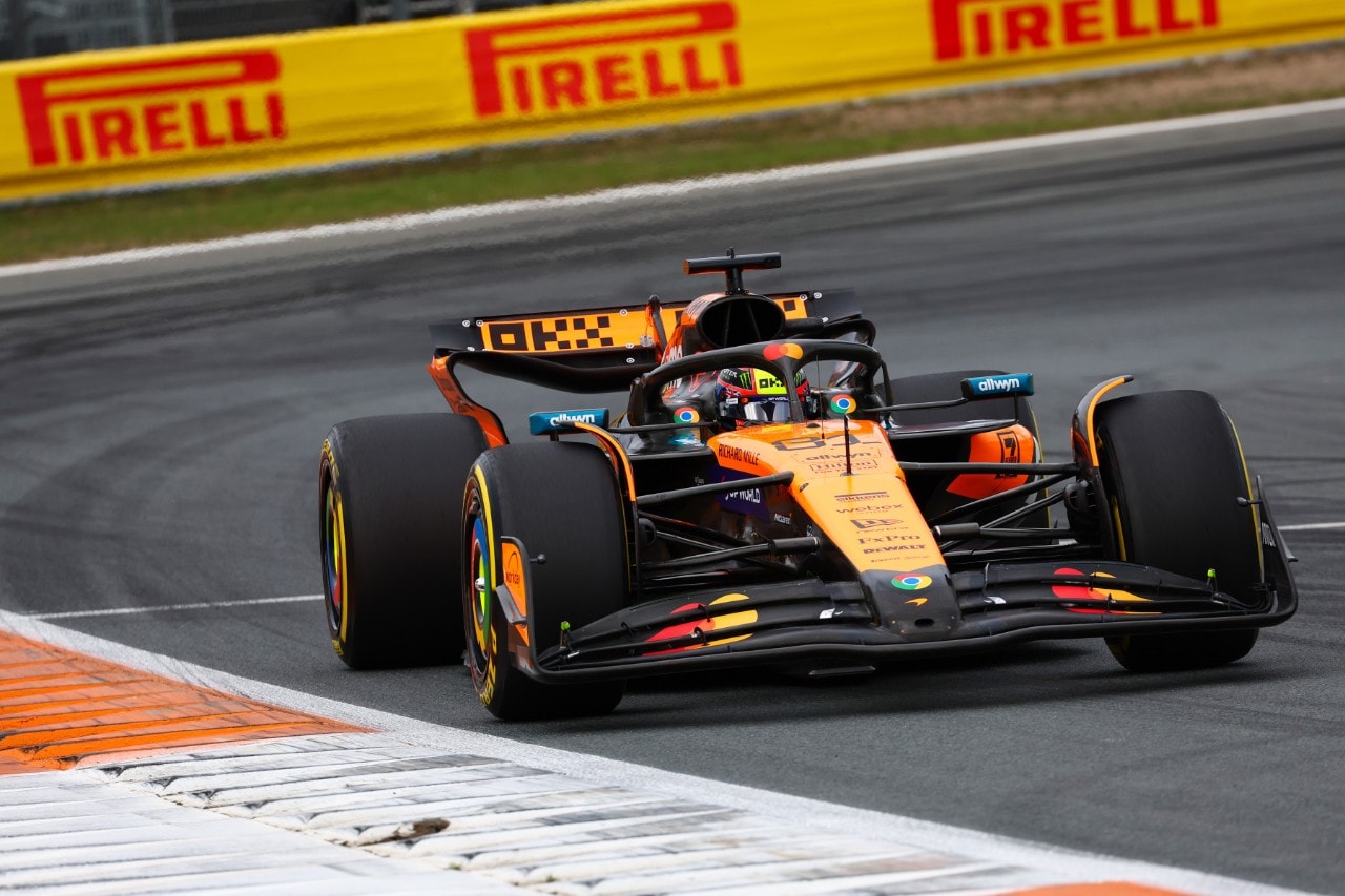 A Zandvoort domina l'arancio: la pole è di Piastri