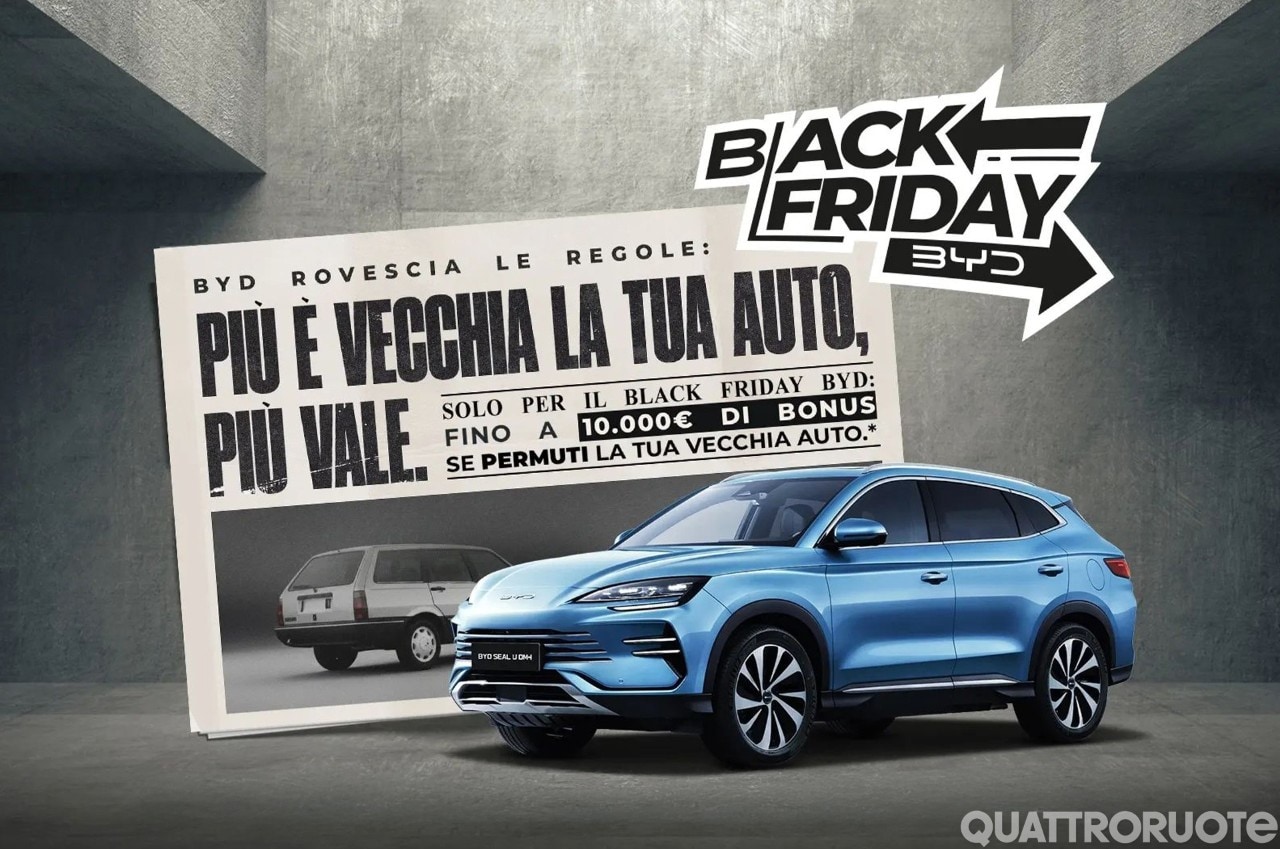 BYD, sconti fino a 10.750 euro per chi permuta una vecchia auto