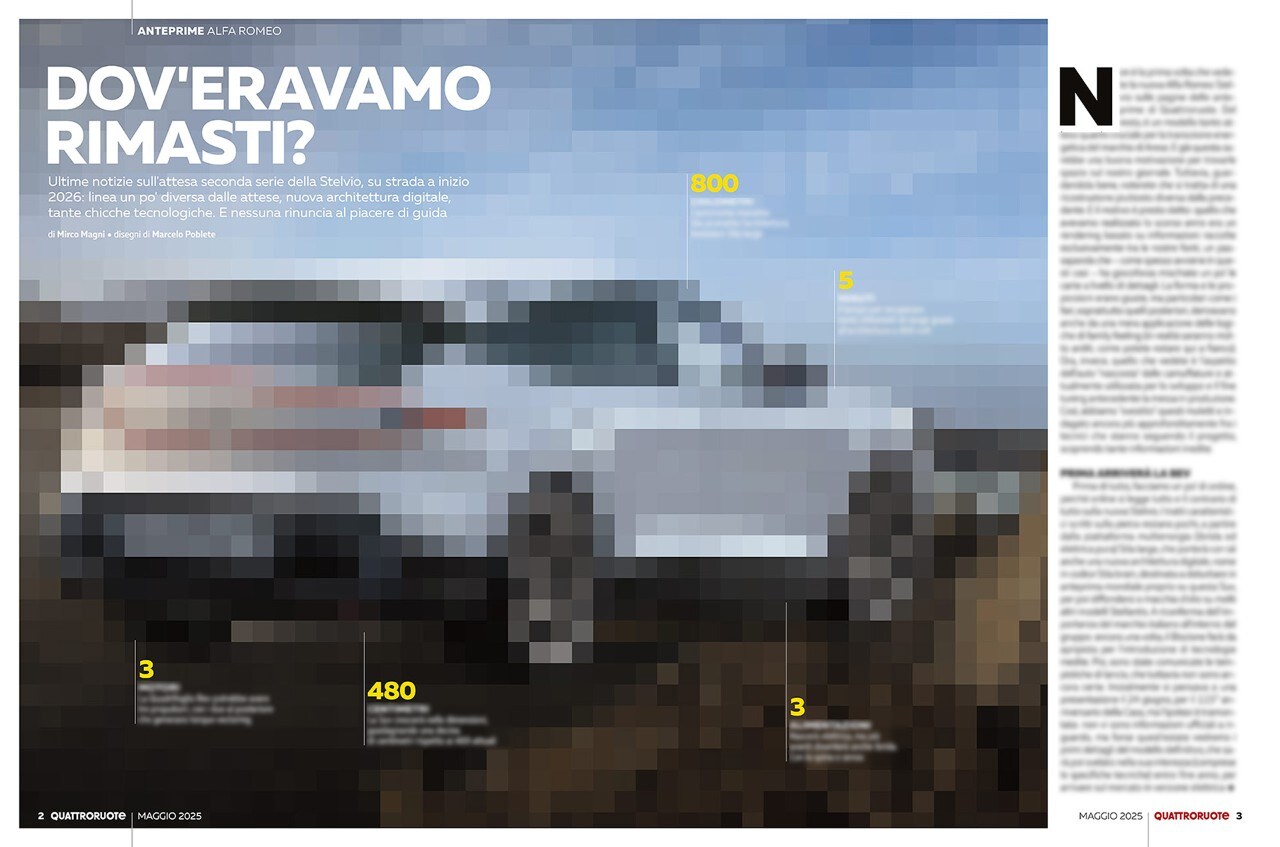 L'anteprima della nuova Stelvio