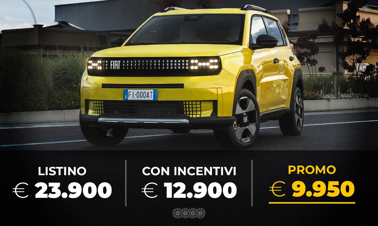  Fiat Grande Panda con bonus auto elettrica 2025: quanto costa, pregi e difetti